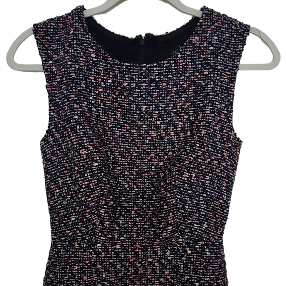 J Crew Womens A-Line Confetti Tweed Sleeveless Dress Size 000. - Picture 7 of 12